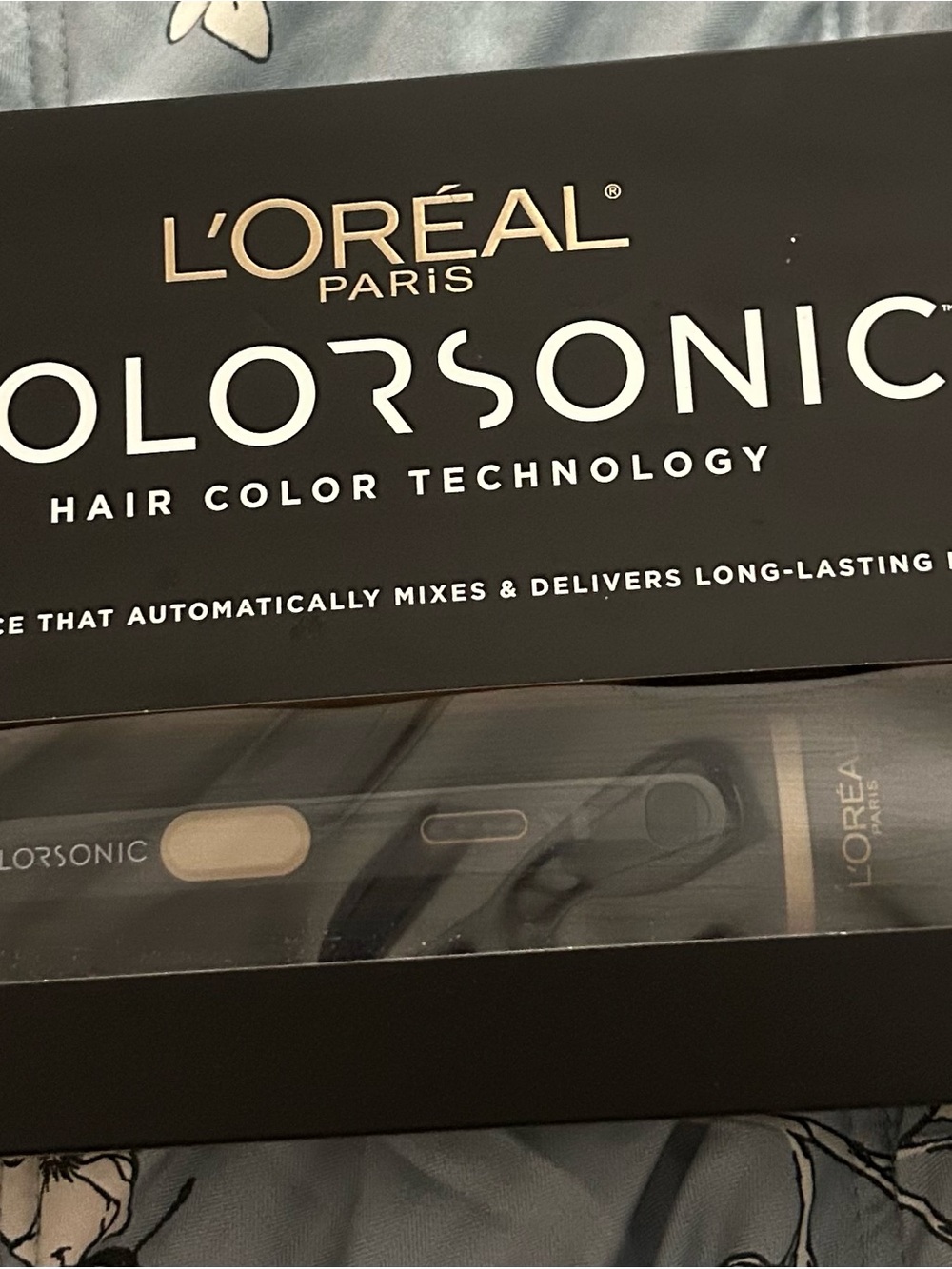 L'Oreal ColorSonic Hair Color Tool - Black with Rose Gold Accents